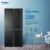 Haier Side By Side HRF-578 Refrigerator Glass Door Side by Side - On Installments -NM ( 3 Months 0% Percent Profit Product Available On 48 Months Installment )